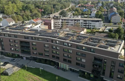 Luftaufnahme Mehrgenerationenhaus